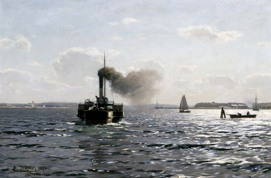 Die Ostsee bei Flensburg, Eugen Gustav Dücker, 1893
